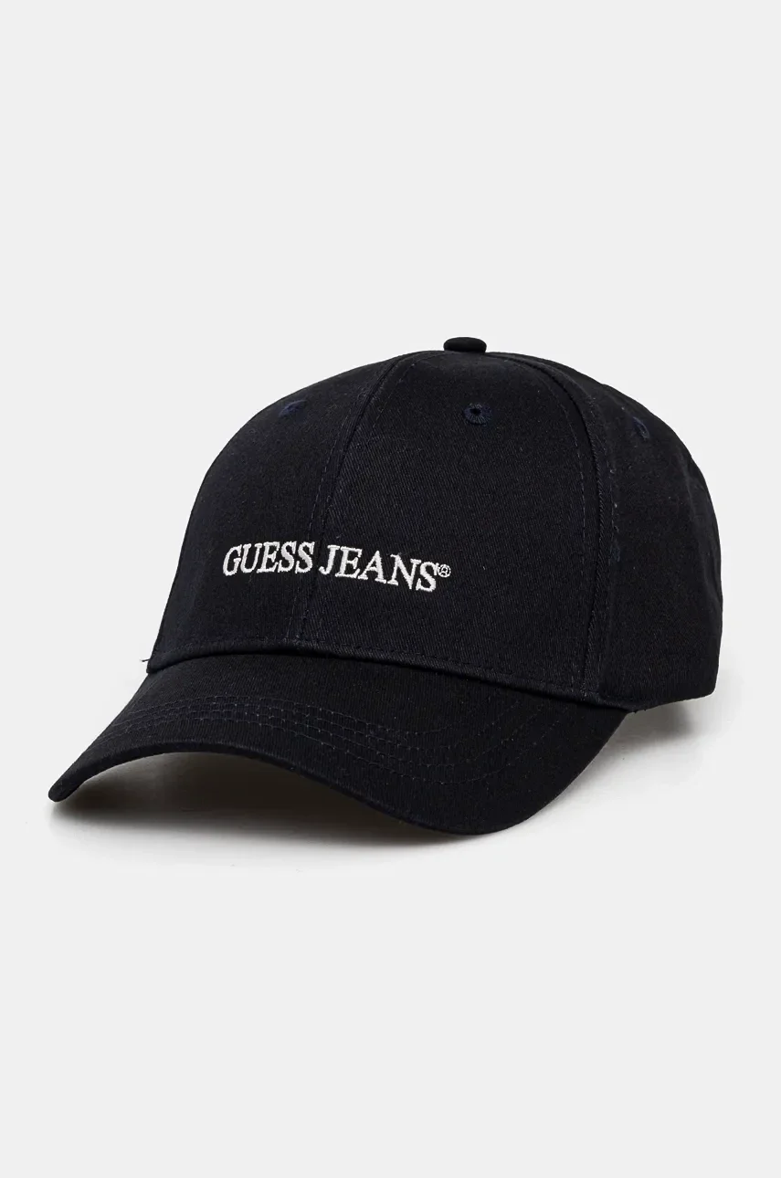 GUESS JEANS Памучна шапка с козирка