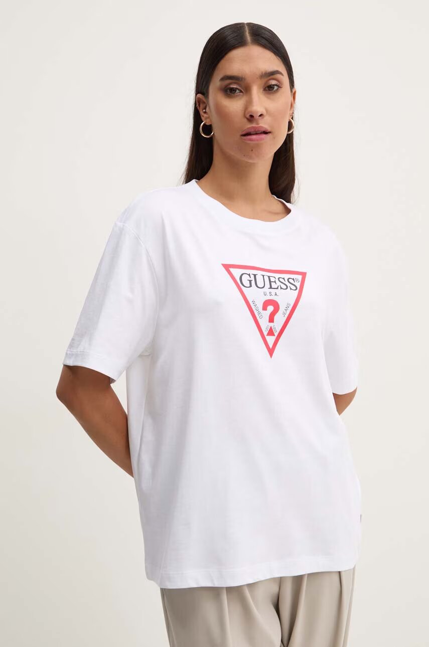 GUESS JEANS Памучна тениска