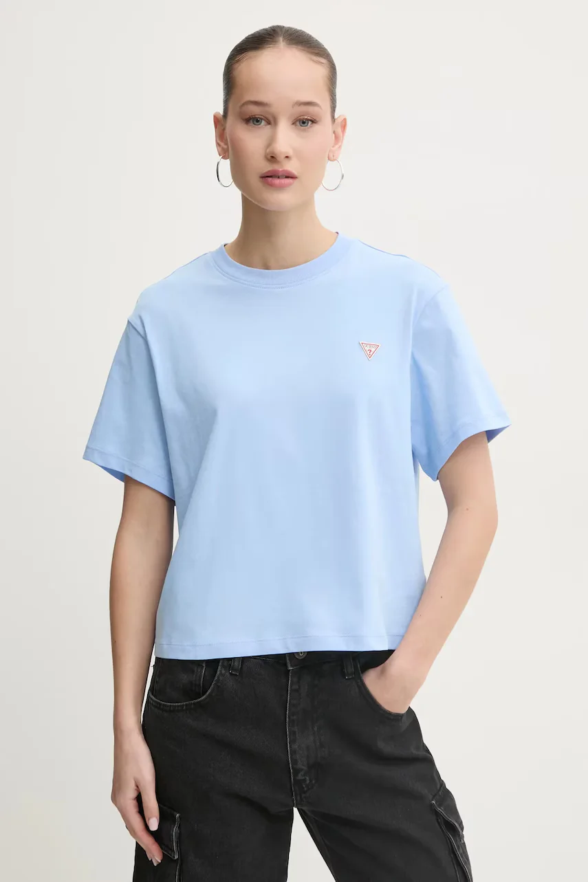 GUESS JEANS Памучна тениска