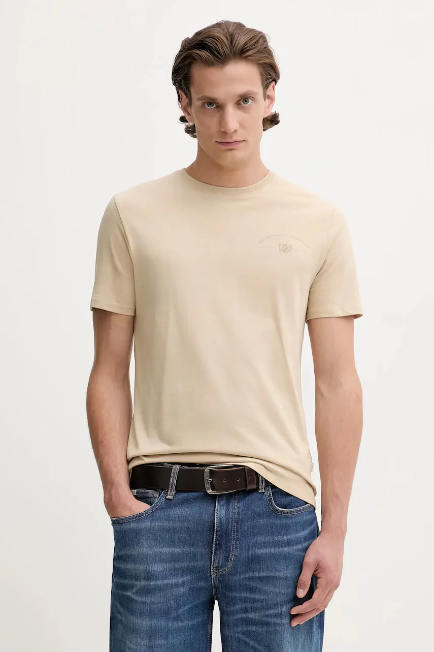 GUESS JEANS Памучна тениска