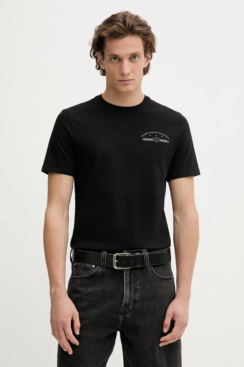 GUESS JEANS Памучна тениска