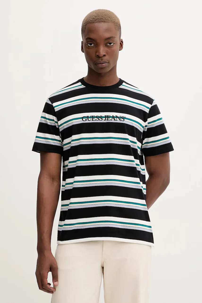 GUESS JEANS Памучна тениска