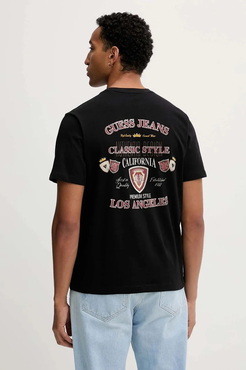 GUESS JEANS Памучна тениска