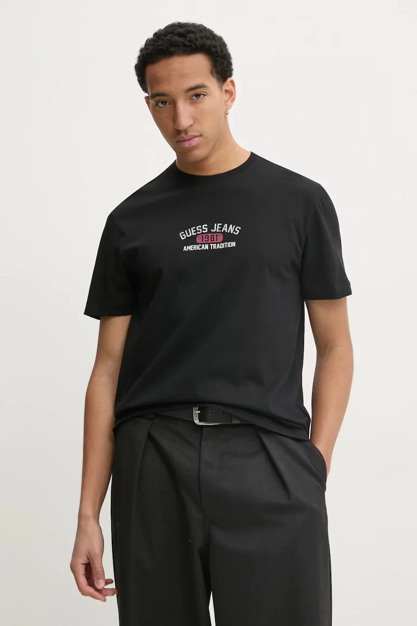 GUESS JEANS Памучна тениска