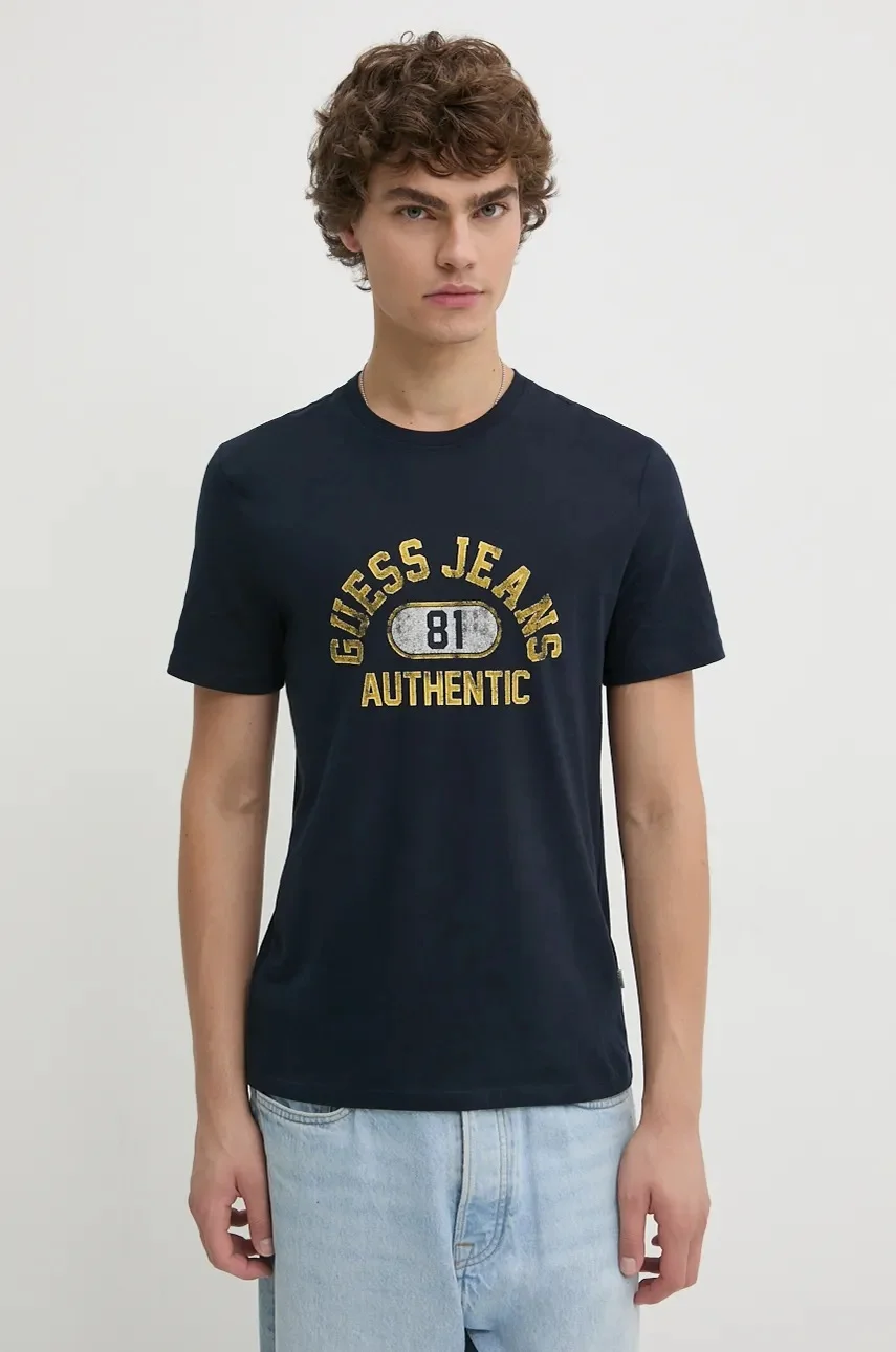 GUESS JEANS Памучна тениска