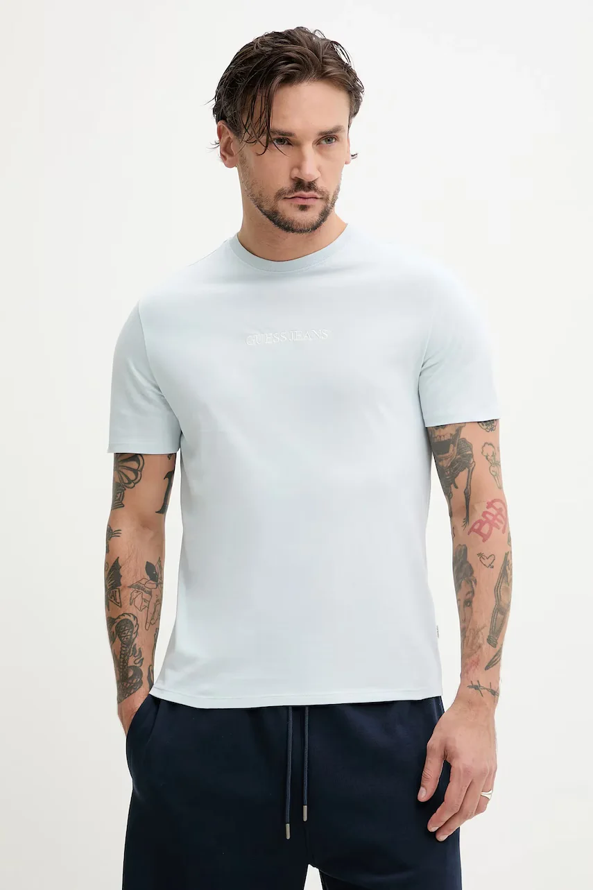 GUESS JEANS Памучна тениска
