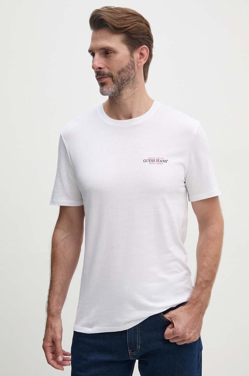 GUESS JEANS Памучна тениска