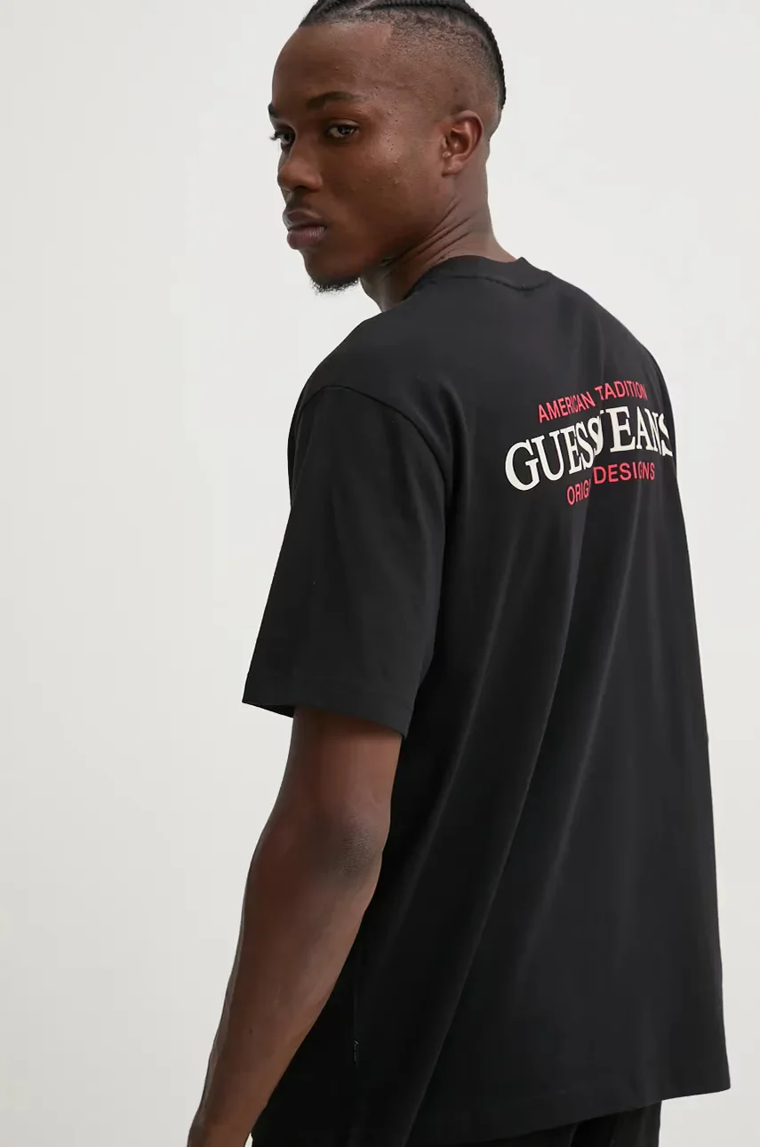 GUESS JEANS Памучна тениска