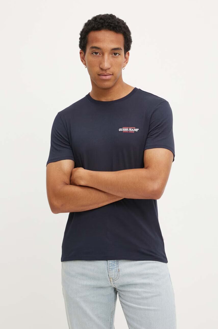 GUESS JEANS Памучна тениска