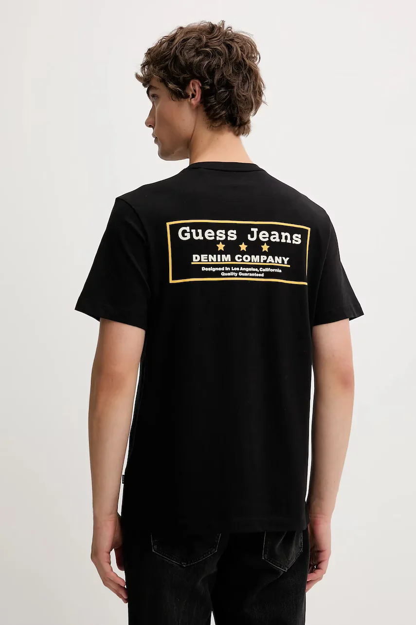 GUESS JEANS Памучна тениска