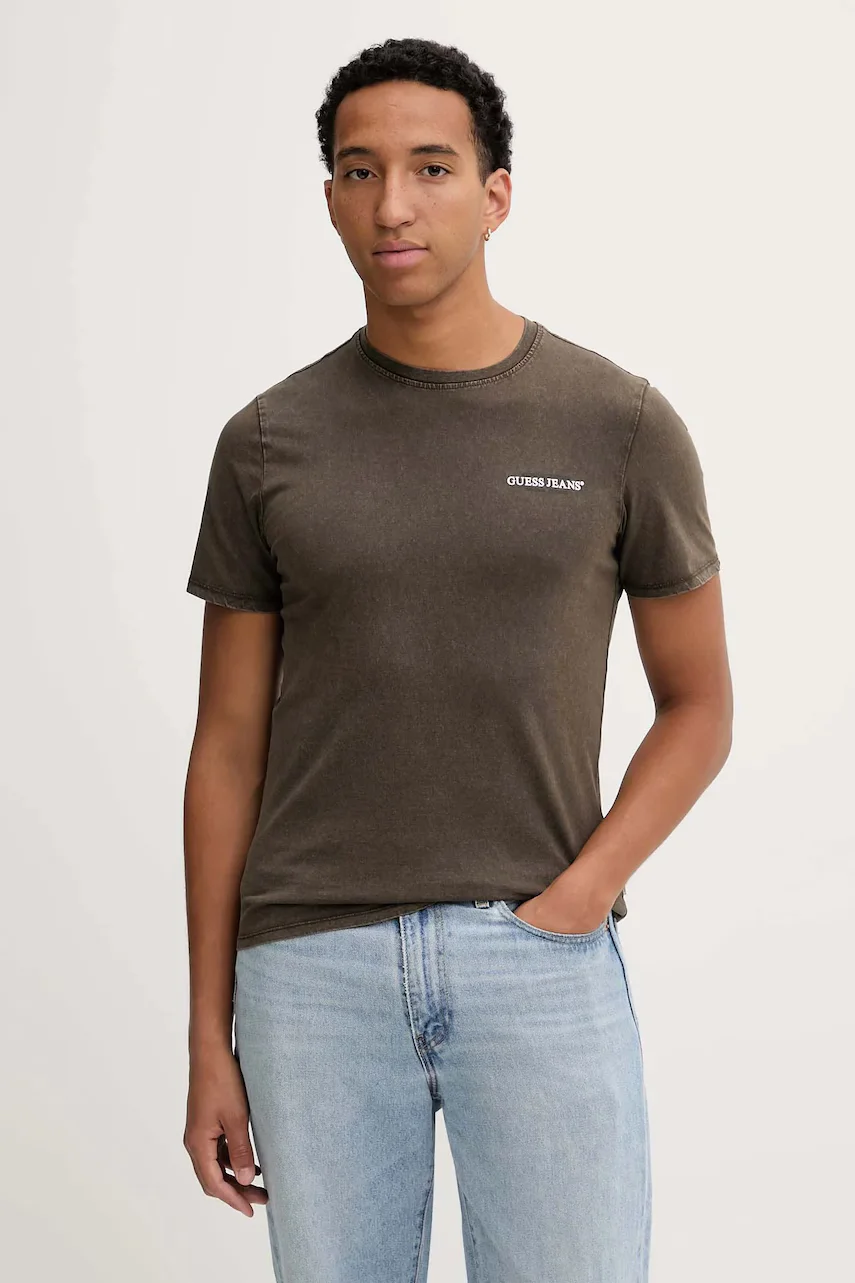 GUESS JEANS Памучна тениска