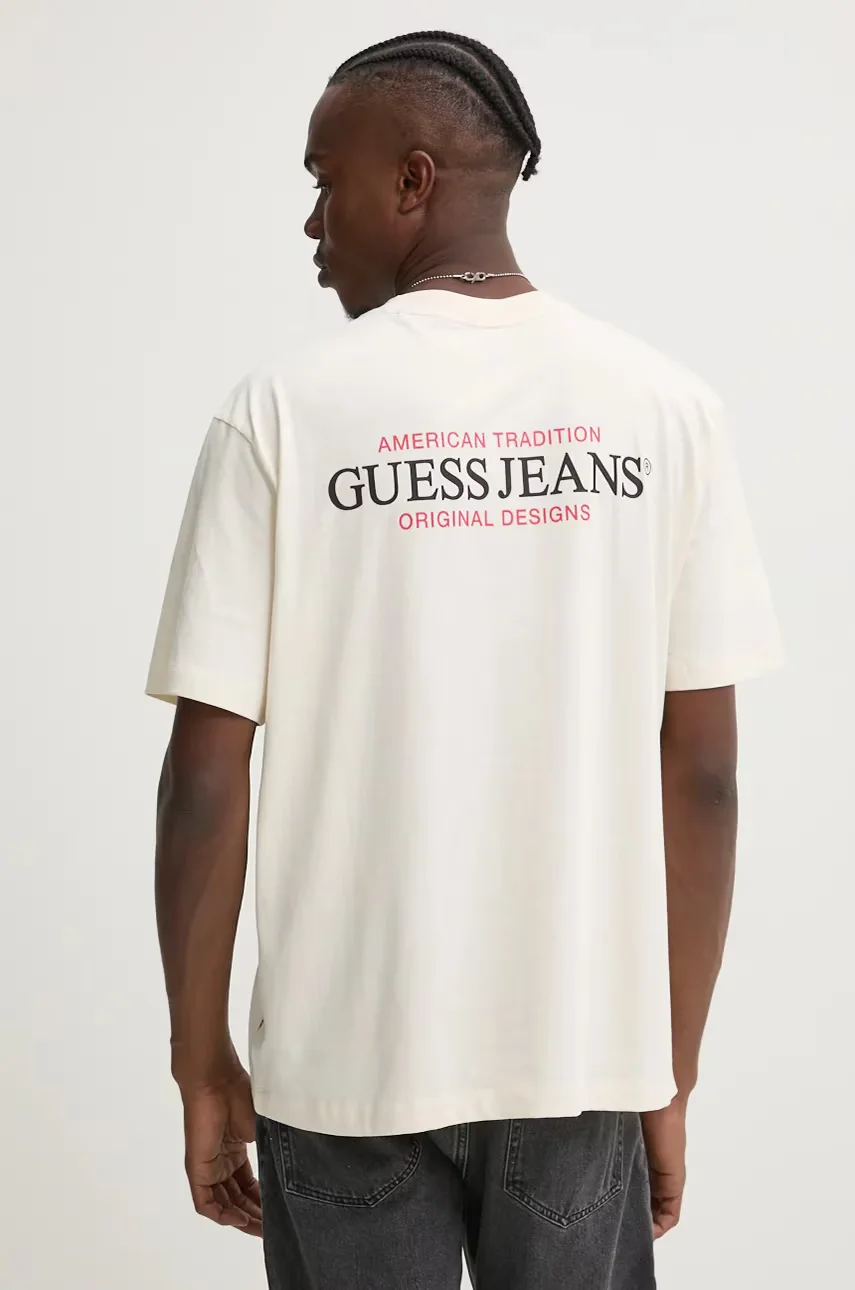 GUESS JEANS Памучна тениска