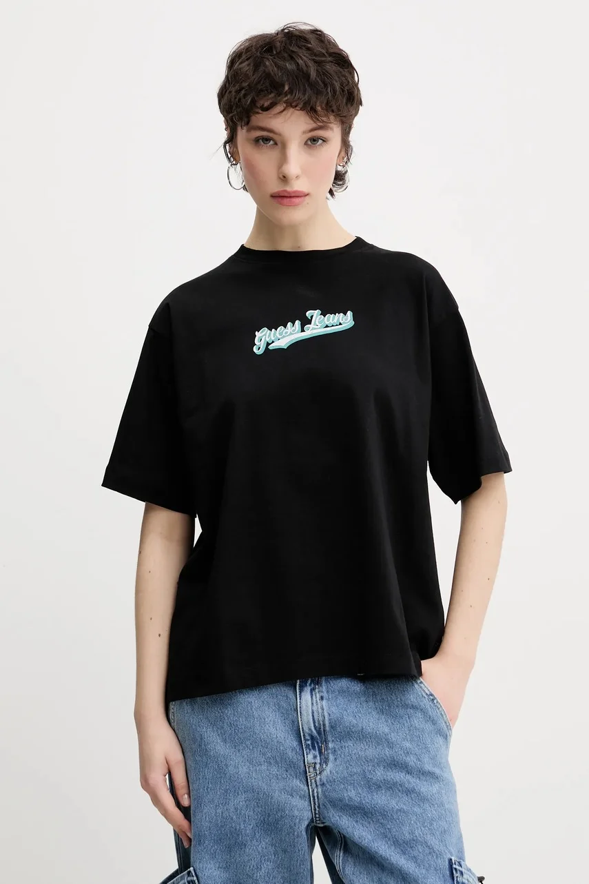 GUESS JEANS Памучна тениска