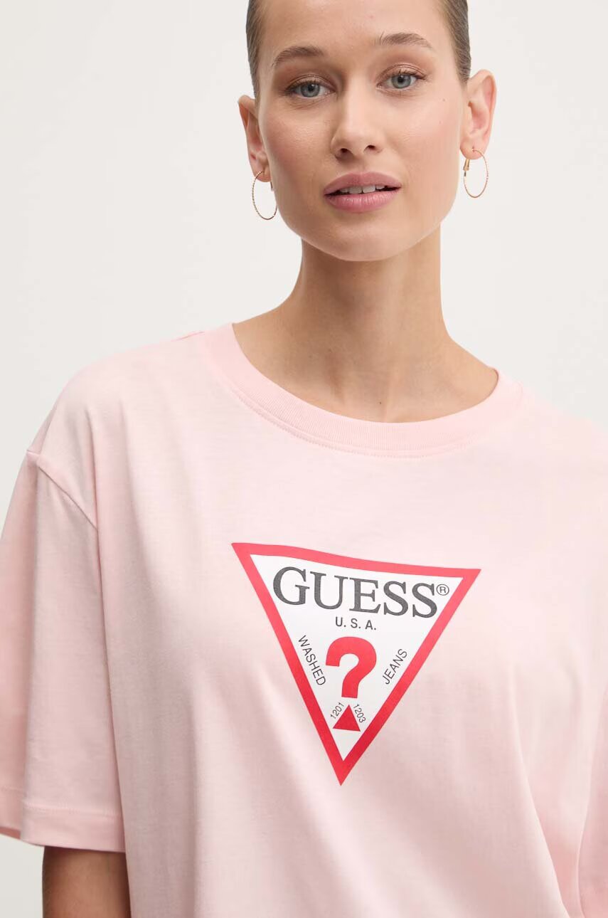 GUESS JEANS Памучна тениска