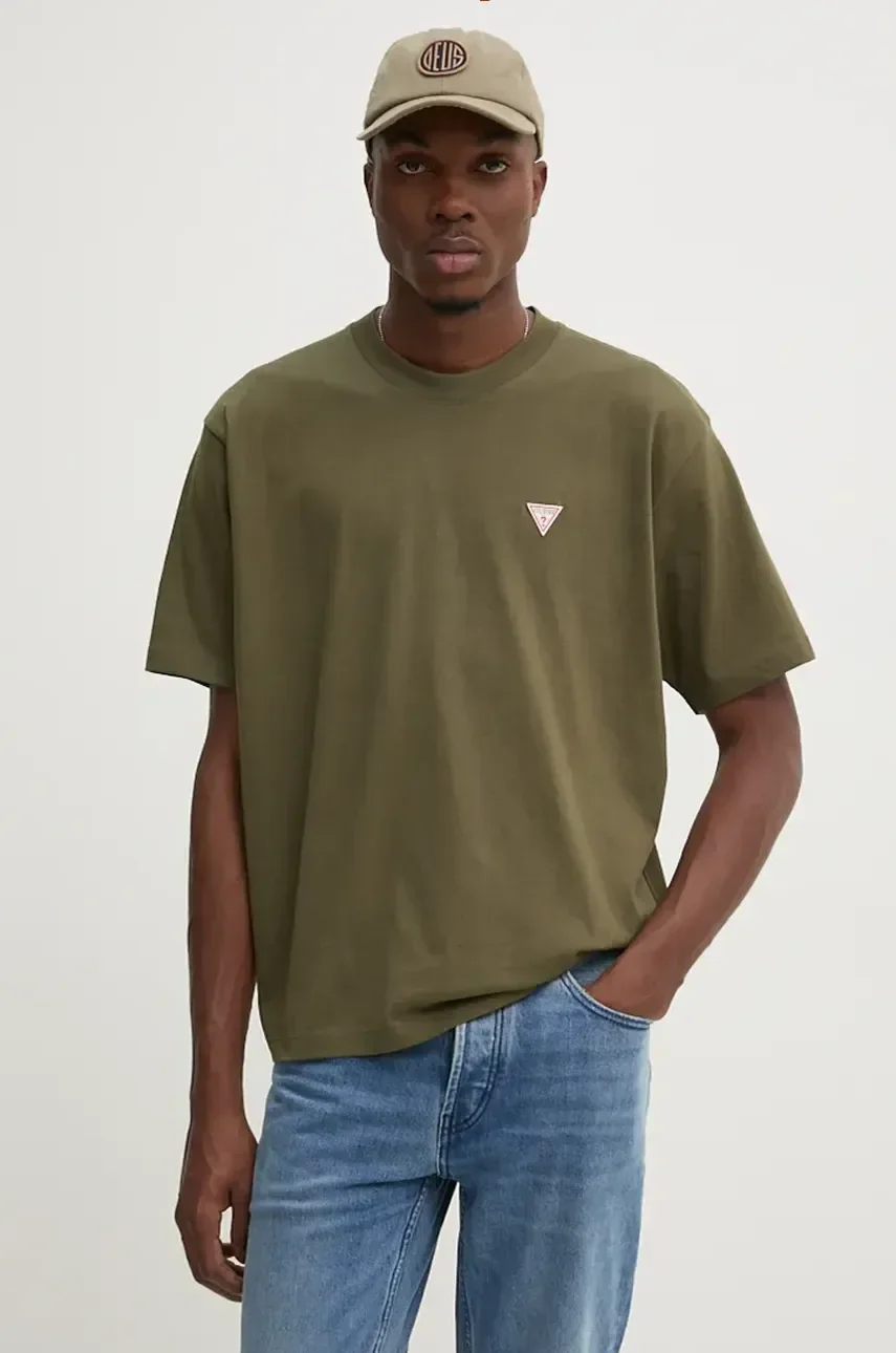 GUESS JEANS Памучна тениска