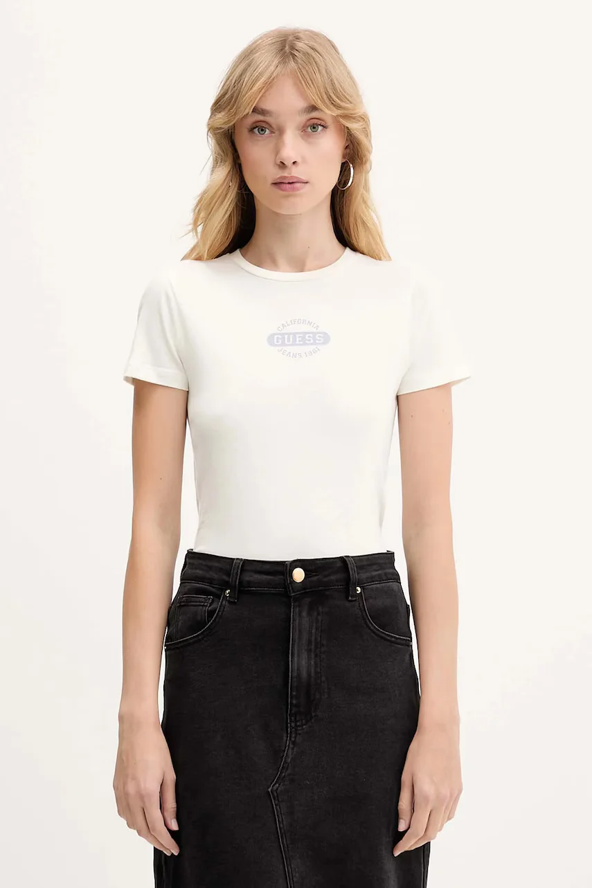 GUESS JEANS Памучна тениска