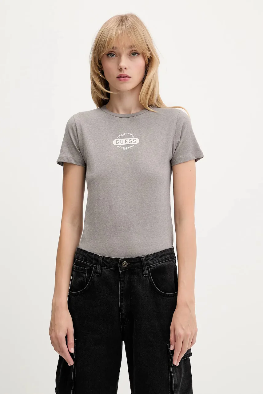 GUESS JEANS Памучна тениска