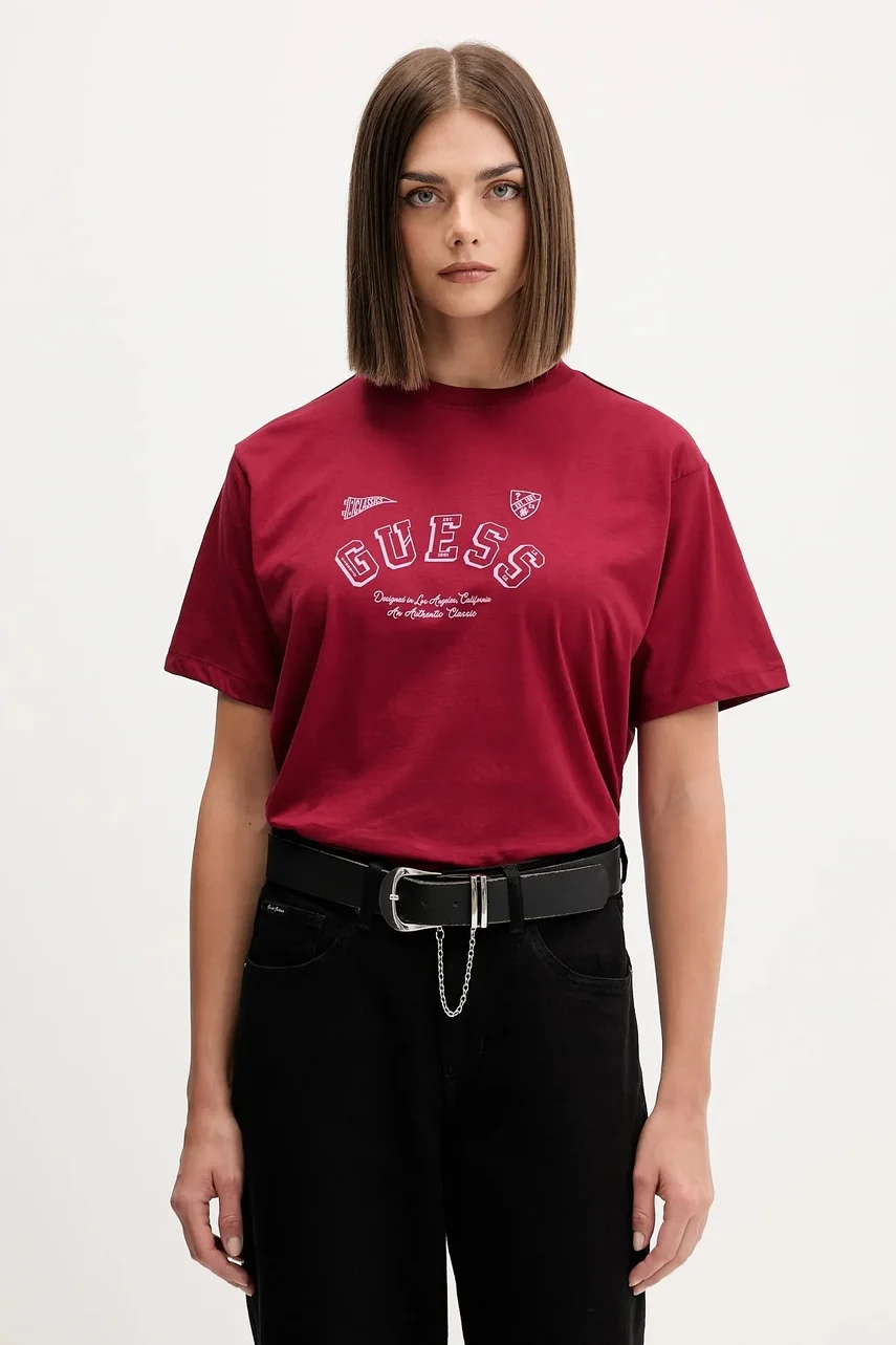 GUESS JEANS Памучна тениска