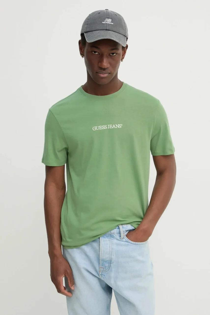 GUESS JEANS Памучна тениска
