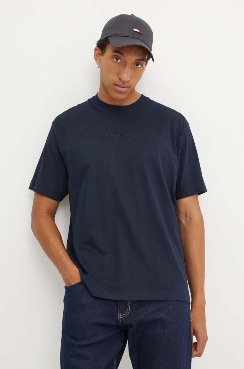 GUESS JEANS Памучна тениска