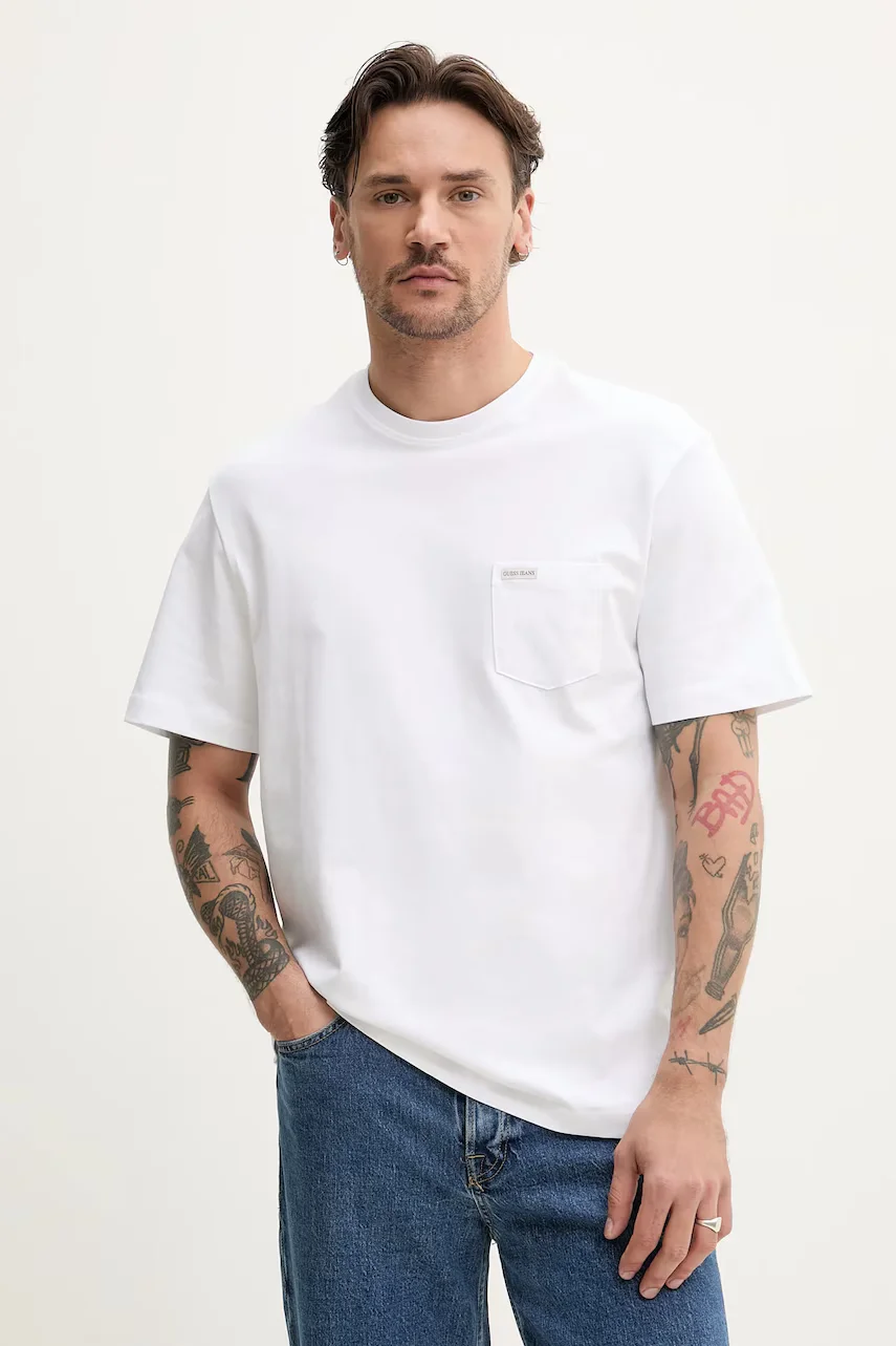 GUESS JEANS Памучна тениска