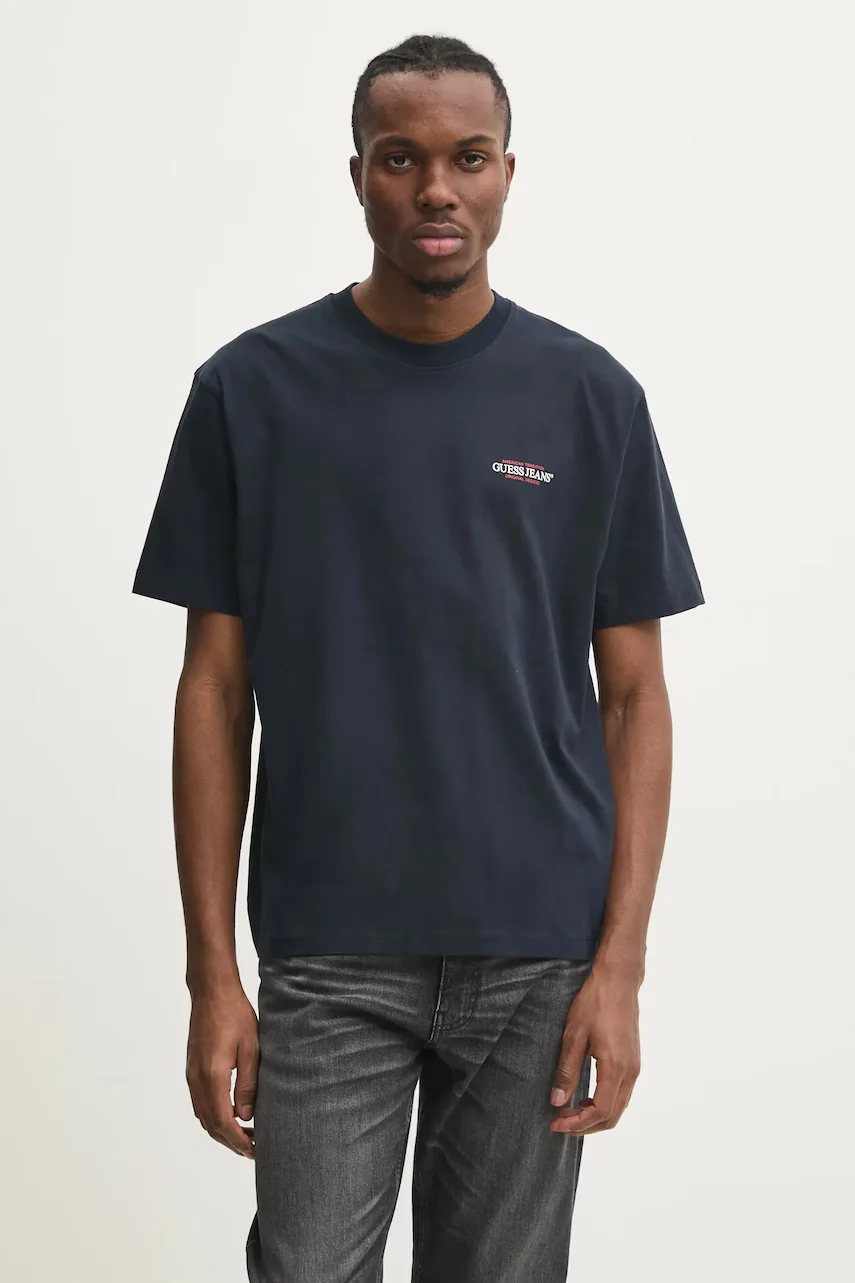 GUESS JEANS Памучна тениска