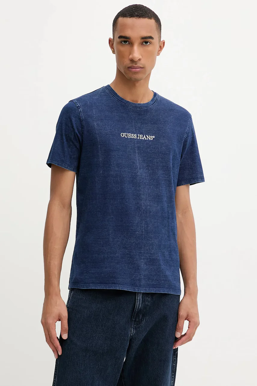 GUESS JEANS Памучна тениска