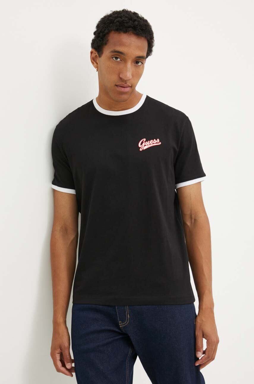 GUESS JEANS Памучна тениска