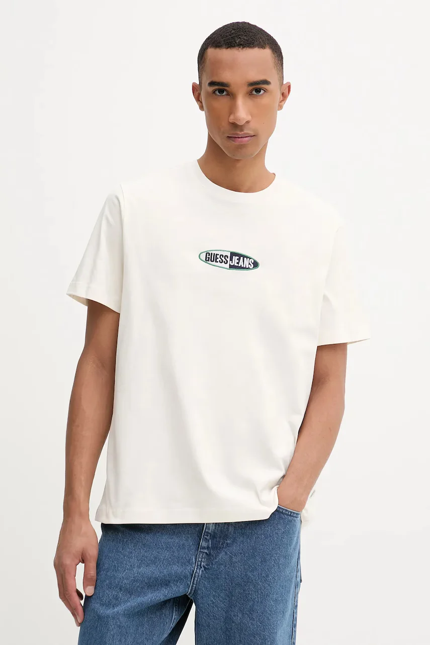 GUESS JEANS Памучна тениска