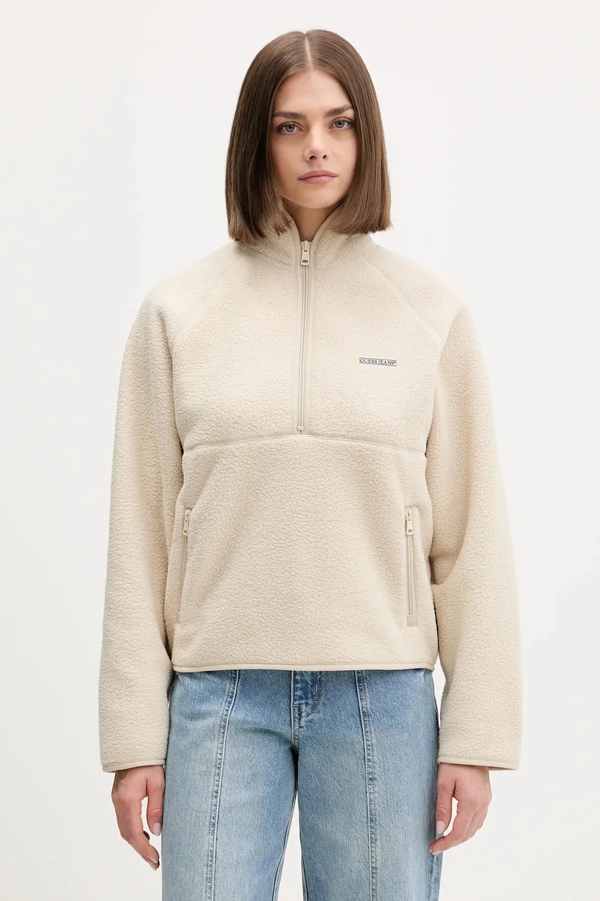 GUESS JEANS Поларен суичър