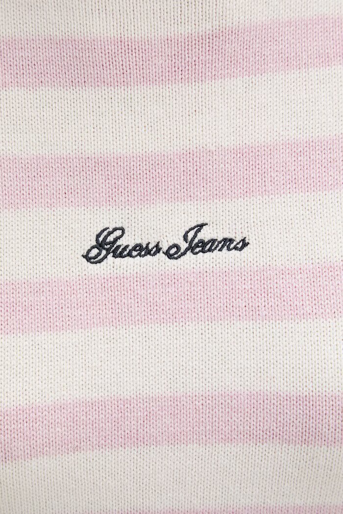 GUESS JEANS пуловер дамски памучен розов W6GR00 Z3HM1