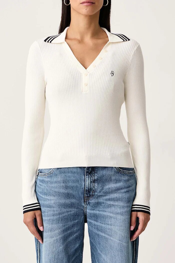 GUESS JEANS пуловер дамски с вискоза бежов W6BR16 Z1261