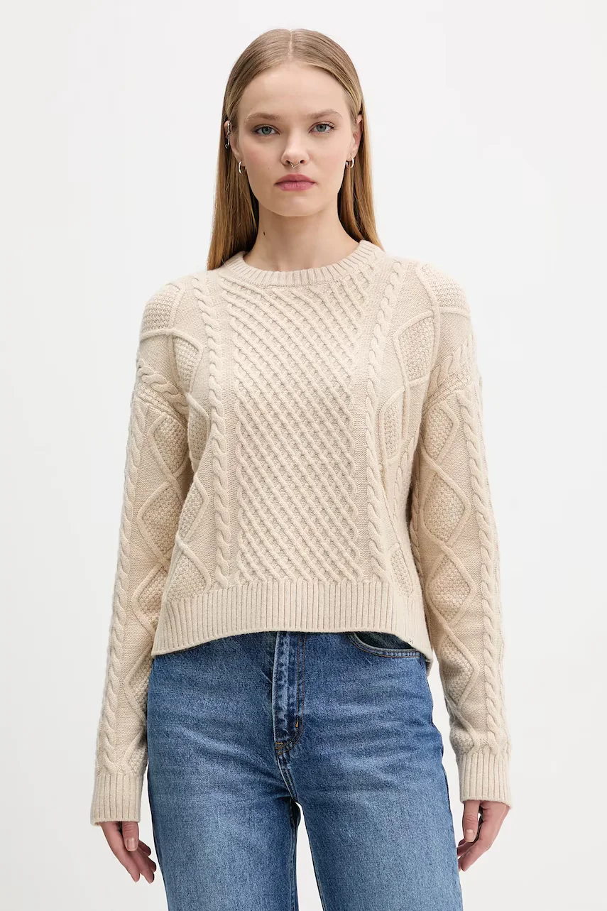 GUESS JEANS Пуловер с вълна