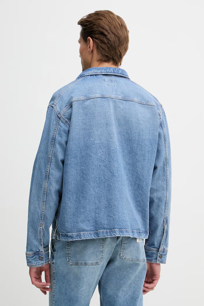 GUESS JEANS Риза мъжка от деним синя M6GH51 D5M5V