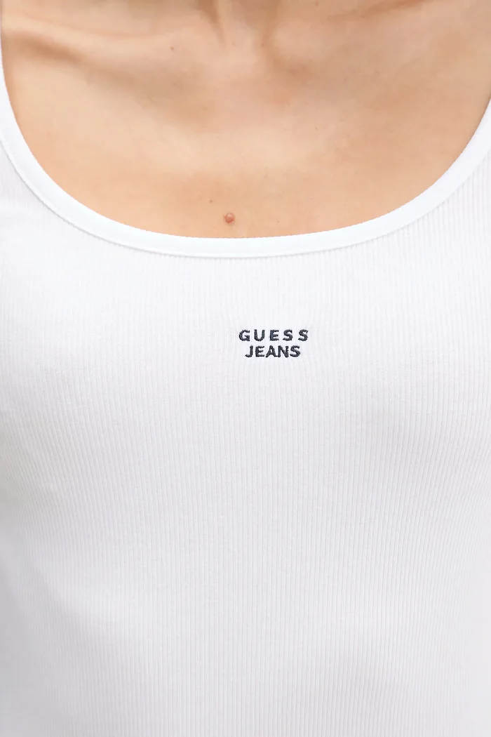 GUESS JEANS Рокля в черно къса с кройка по тялото W5BK12 KA0H1