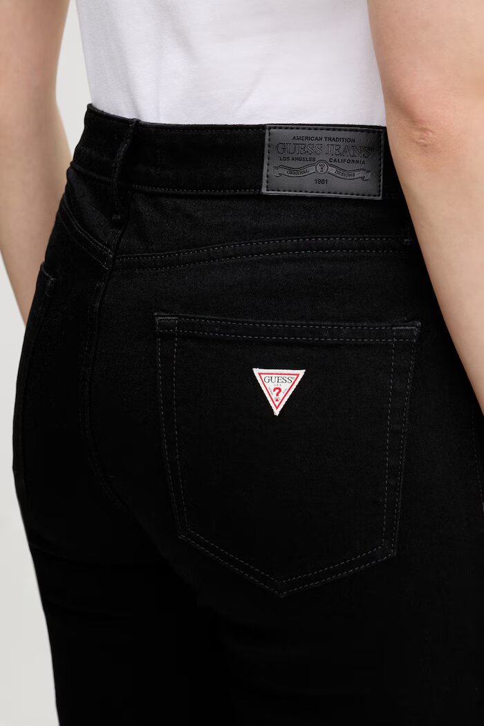 GUESS JEANS скини дамски черни W5YA92 D6311