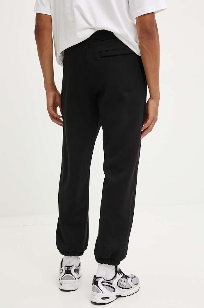 GUESS JEANS Спортен панталон в черно с изчистен дизайн M4YB18 K9V31
