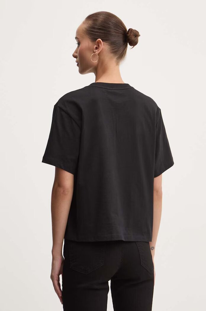 GUESS JEANS тениска basic дамска черна W4YI73 K8HM0