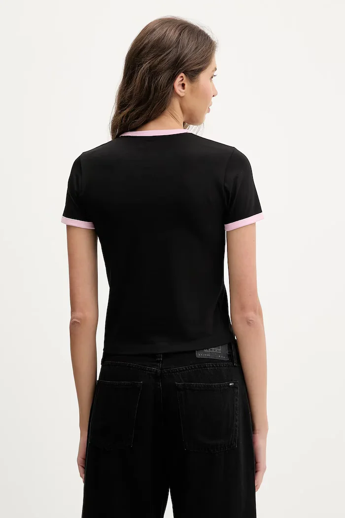 GUESS JEANS Тениска дамска в черно W6RI16 J1314