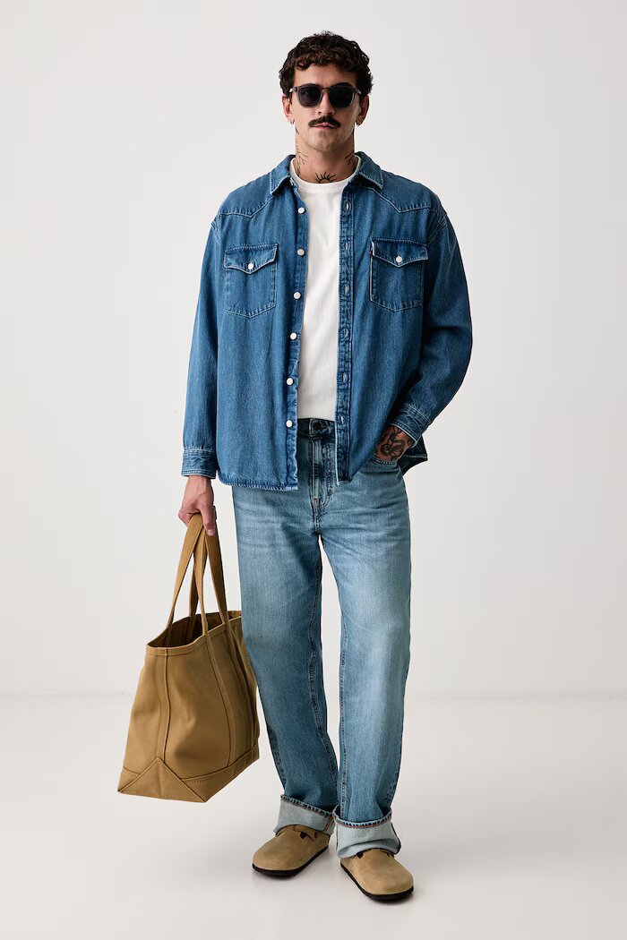 GUESS JEANS тениска мъжка от памук бяла M6BI07 K5312
