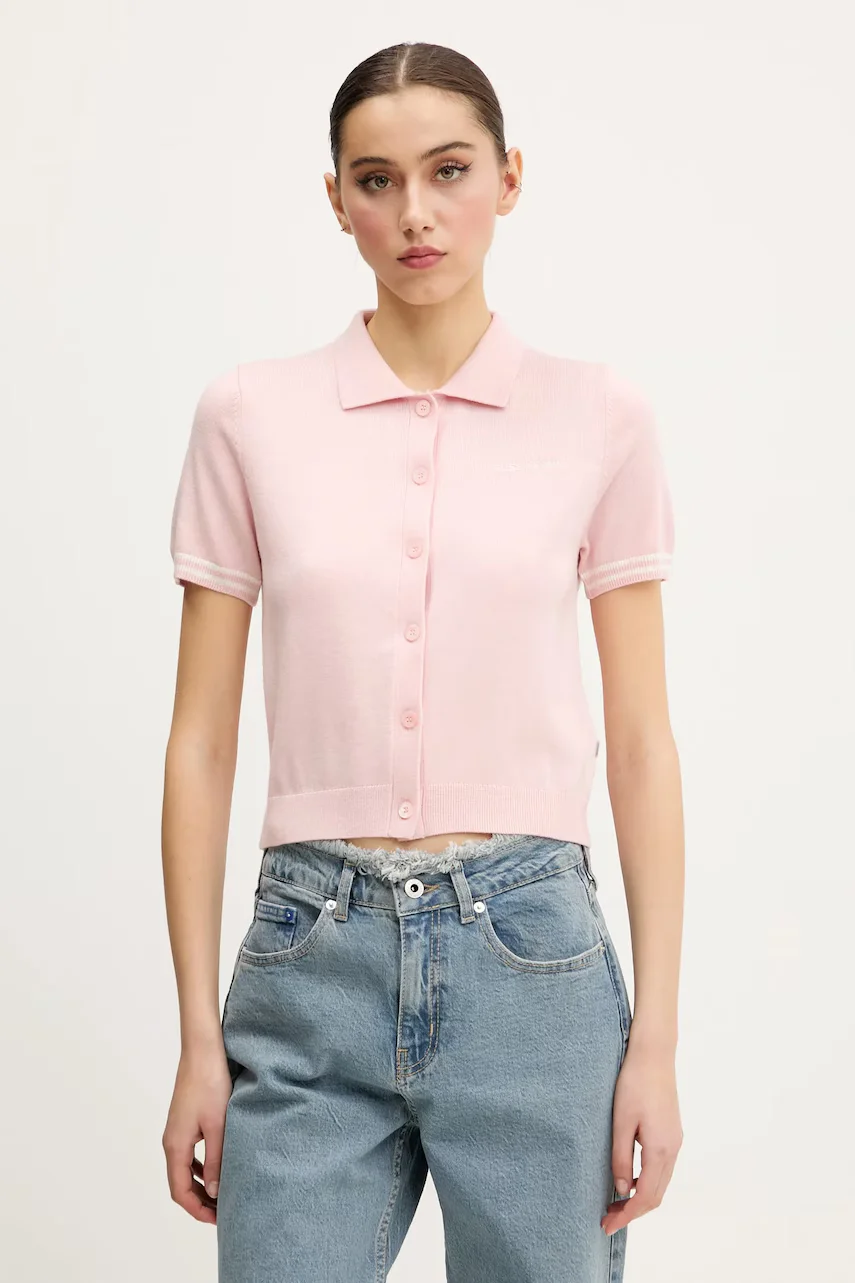 GUESS JEANS Тениска с яке с вълна