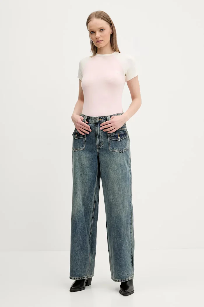 GUESS JEANS Тениска в розово W5GP61 KA0H1