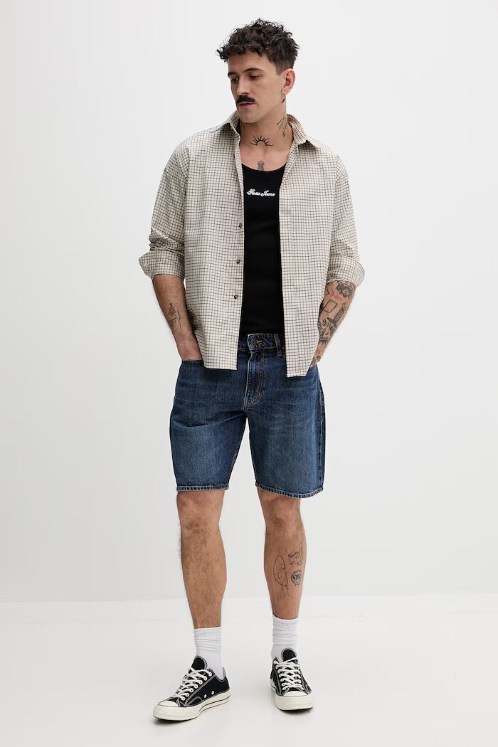 GUESS JEANS топ мъжки от памук черен M6GP05 KA0H1