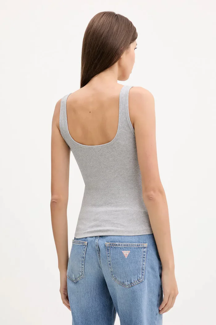 GUESS JEANS Топ в сиво W5YP35 KA0H1