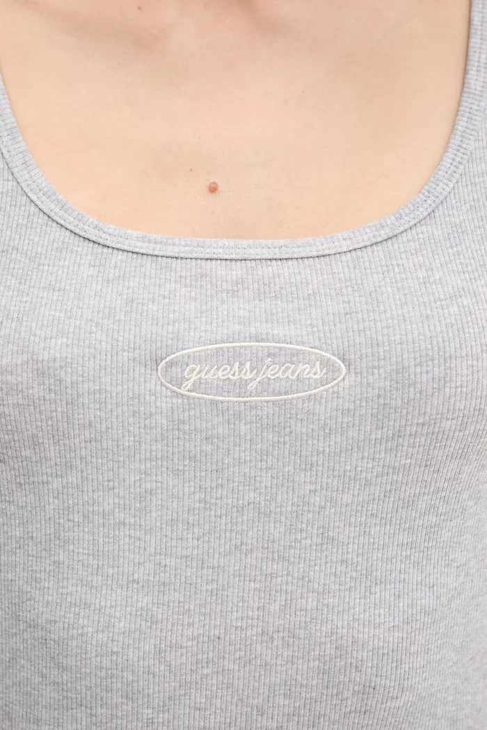 GUESS JEANS Топ в сиво W5YP35 KA0H1