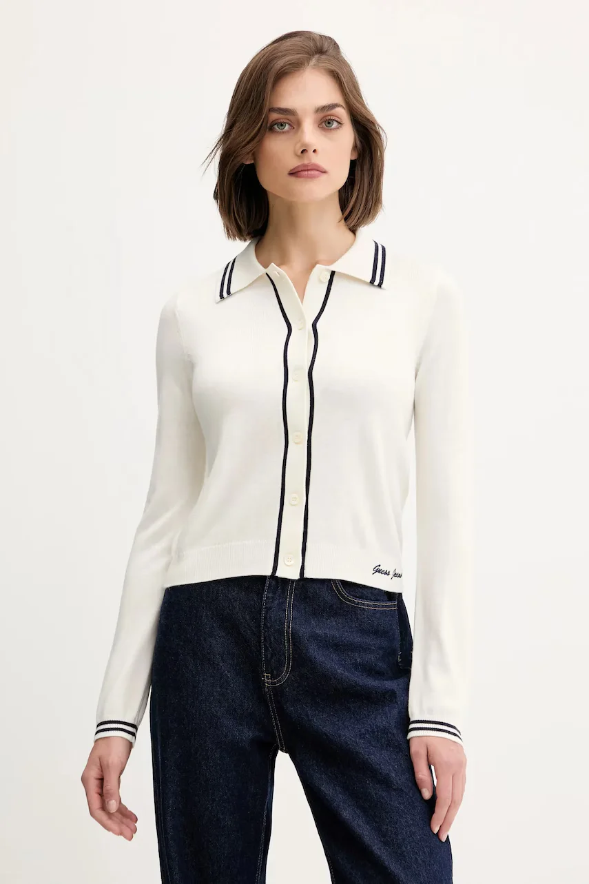 GUESS JEANS Жилетка с вълна