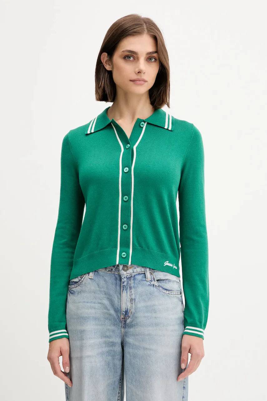 GUESS JEANS Жилетка с вълна