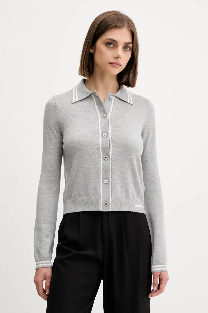 GUESS JEANS Жилетка с вълна