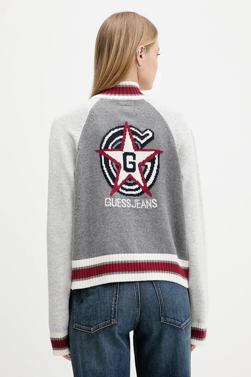 GUESS JEANS Жилетка с вълна