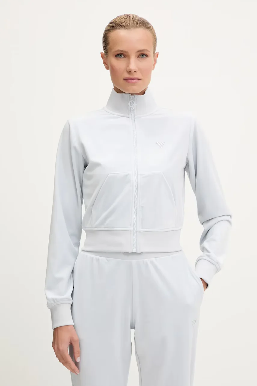 GUESS Кадифен суичър COUTURE
